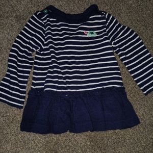 Just One You by Carter's - Size 9M - Navy and white striped - long sleeve
